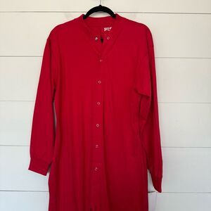 Big Feet Adult Medium Red Skunk Wasn’t Me One Piece Pajama New